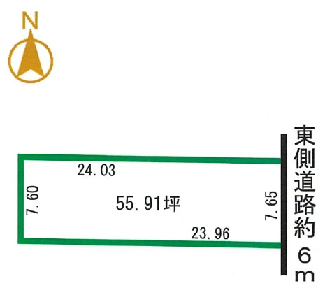 福井市花月2丁目 区画図